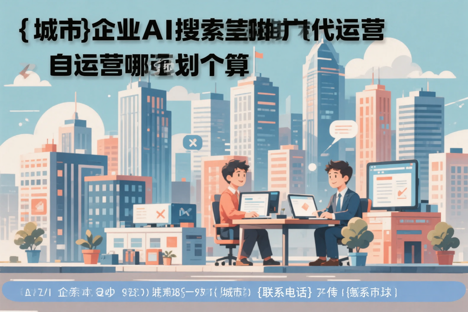 乌鲁木齐企业AI搜索推广代运营和自运营哪个更划算