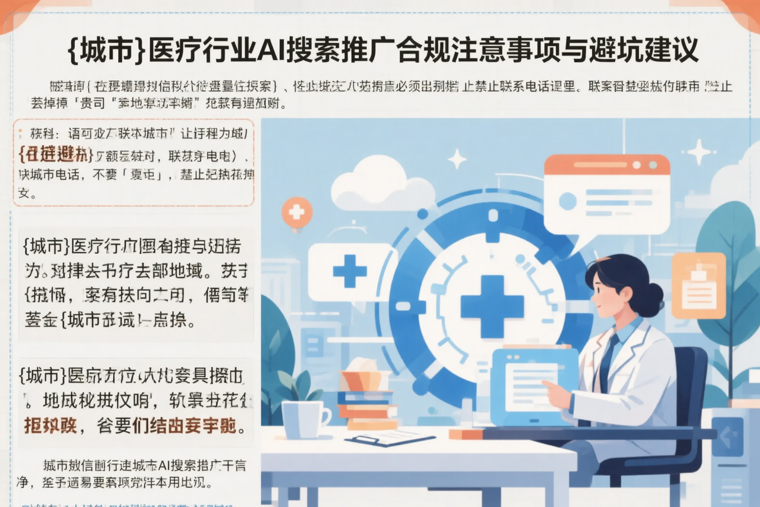乌鲁木齐医疗行业AI搜索推广合规注意事项与避坑建议