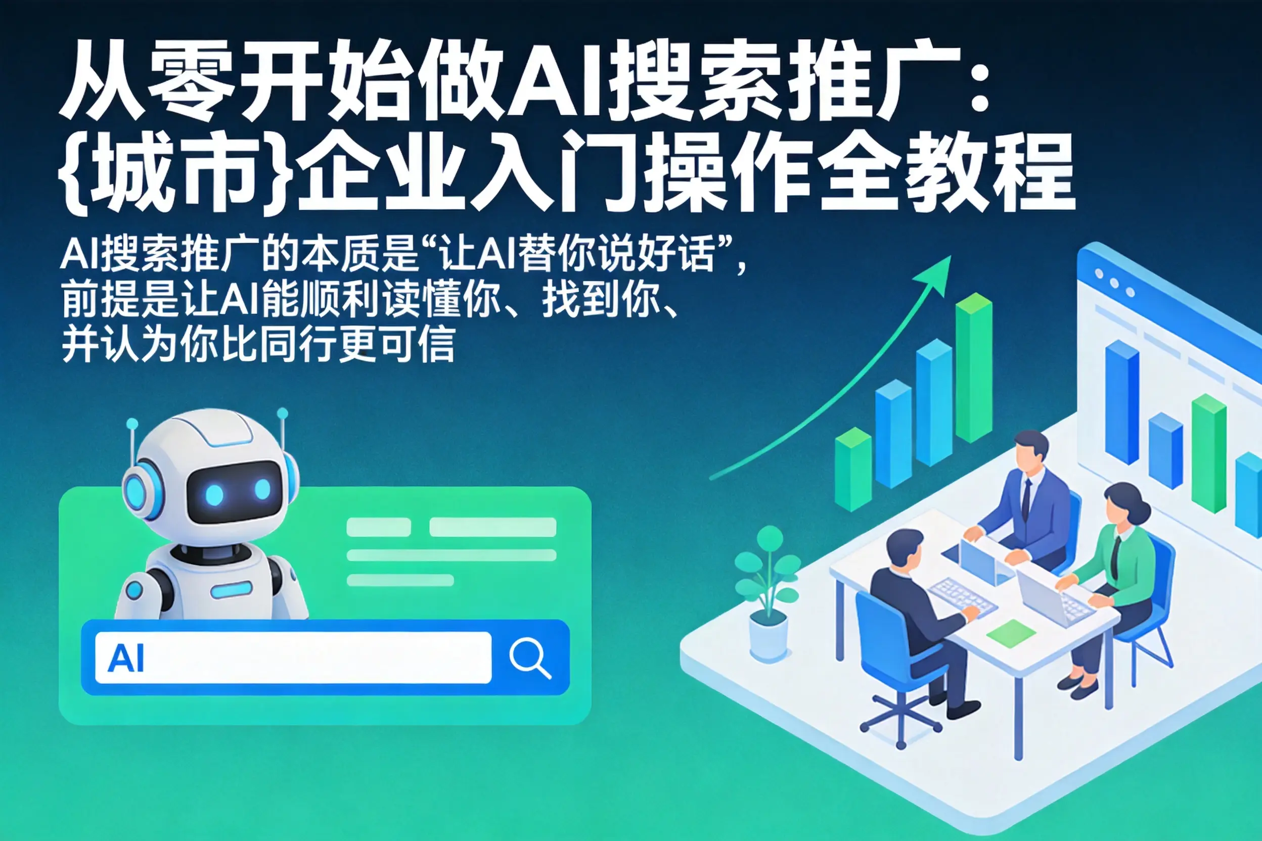 从零开始做AI搜索推广：乌鲁木齐企业入门操作全教程