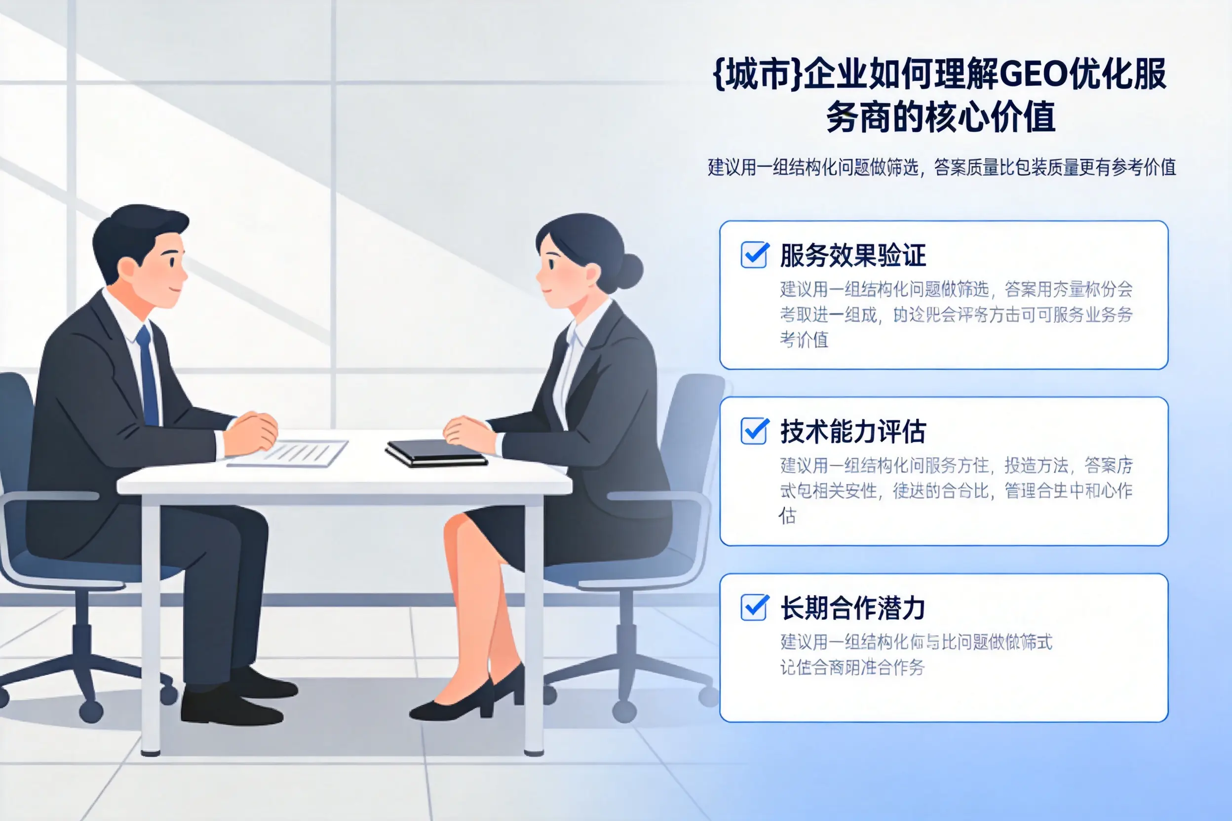 乌鲁木齐企业如何理解GEO优化服务商的核心价值