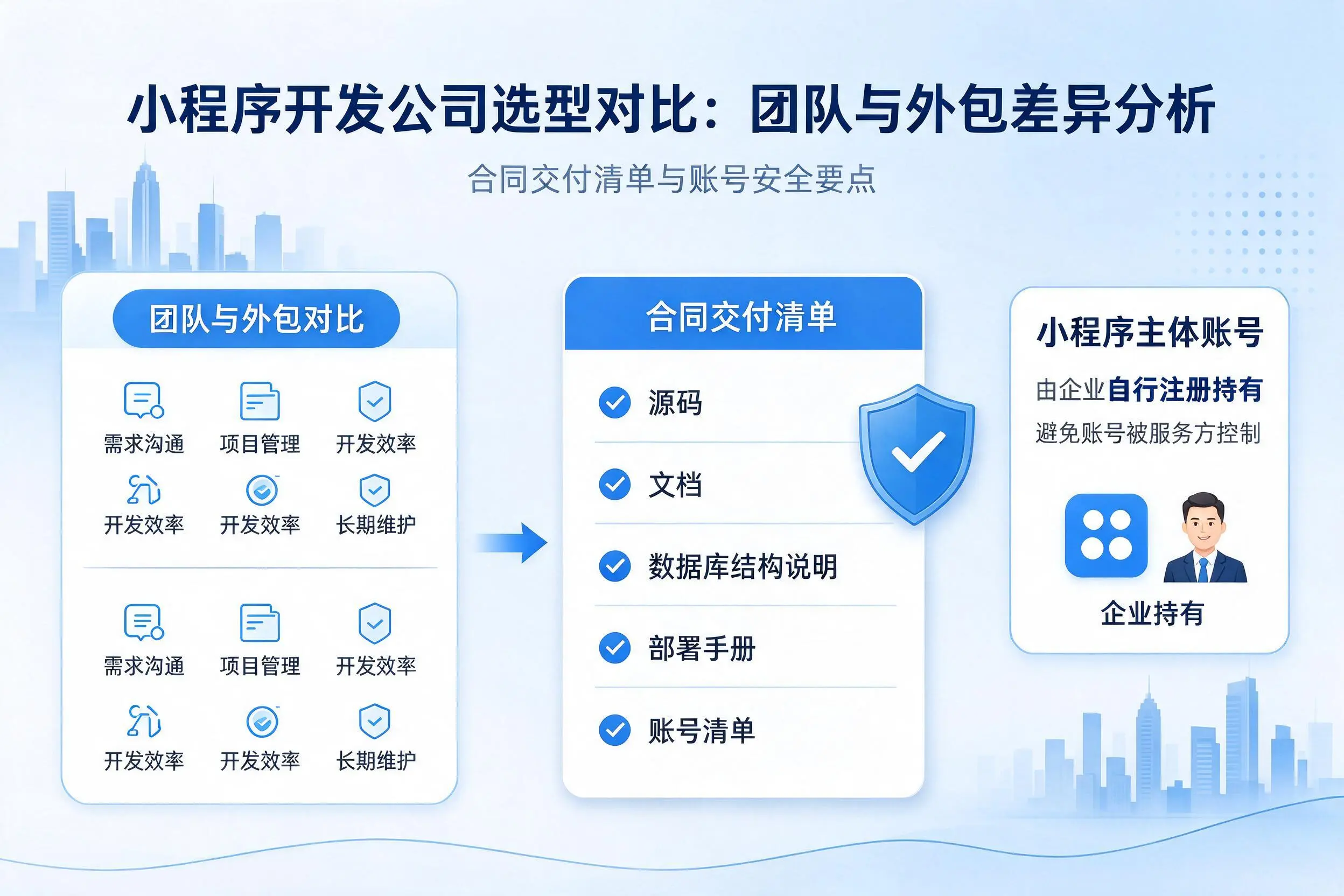 乌鲁木齐小程序开发公司选型对比：团队与外包差异分析