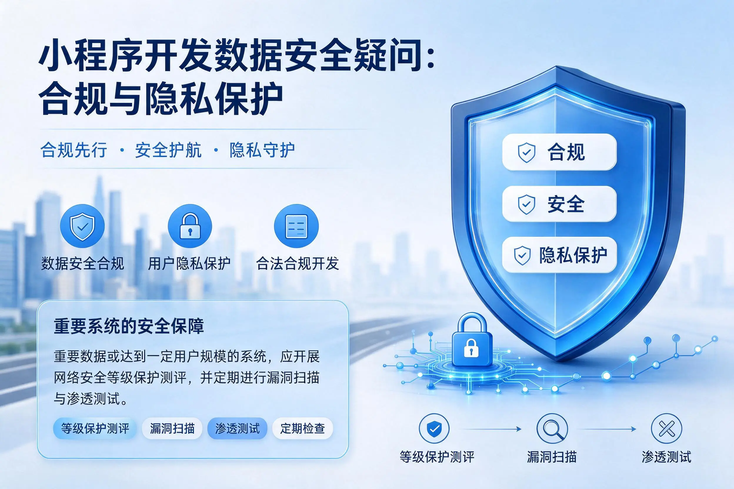 乌鲁木齐小程序开发数据安全疑问：合规与隐私保护
