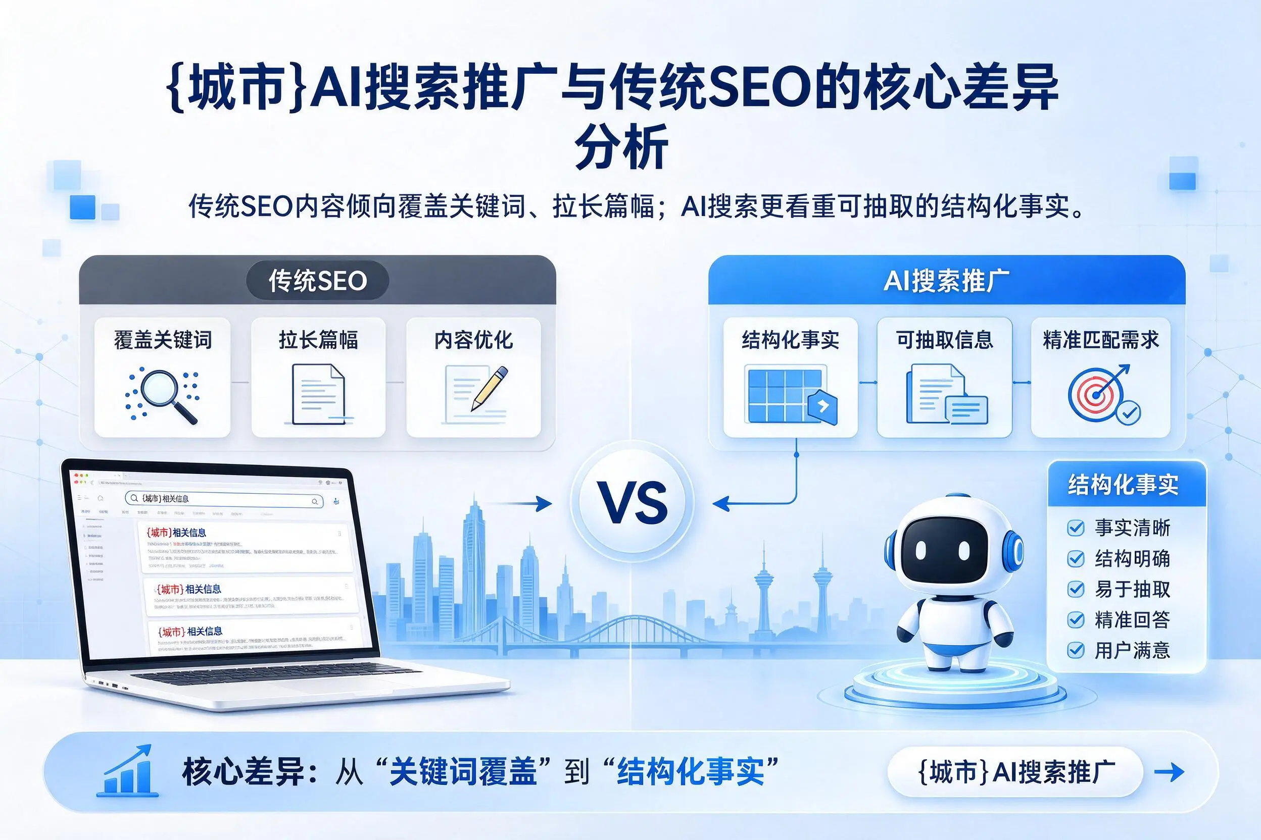 乌鲁木齐AI搜索推广与传统SEO的核心差异分析